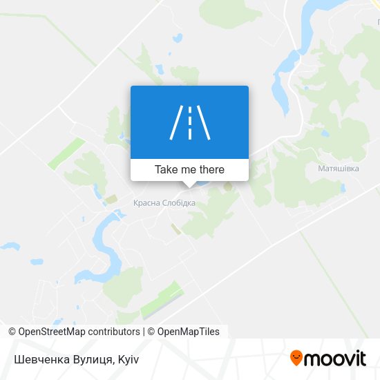 Шевченка Вулиця map
