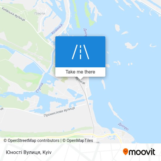 Юності Вулиця map