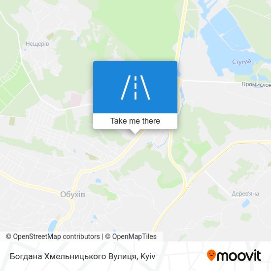 Карта Богдана Хмельницького Вулиця