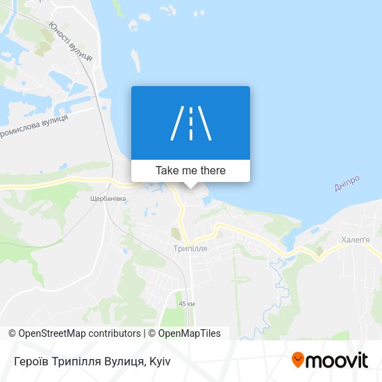 Героїв Трипілля Вулиця map