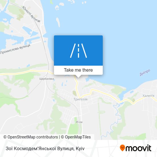 Зої Космодем’Янської Вулиця map