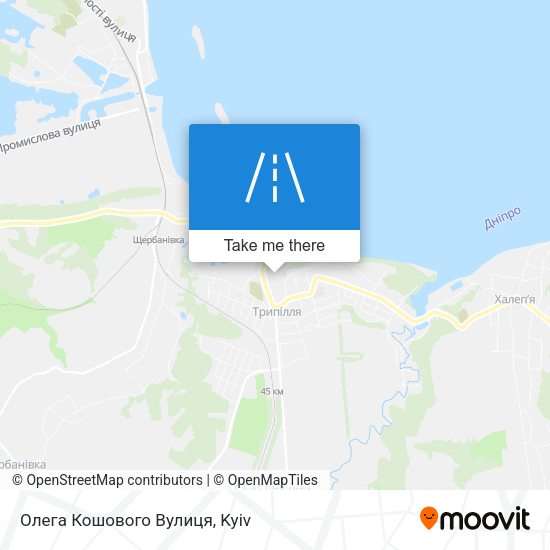 Олега Кошового Вулиця map