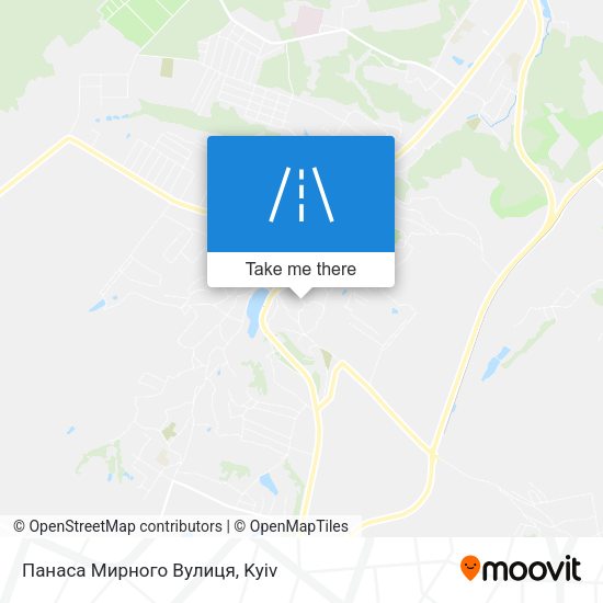 Панаса Мирного Вулиця map