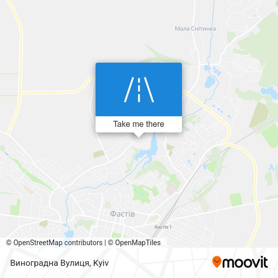 Виноградна Вулиця map