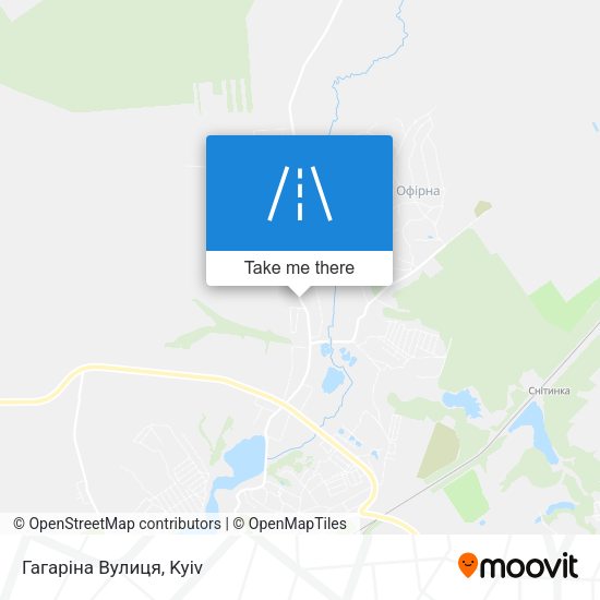 Гагаріна Вулиця map