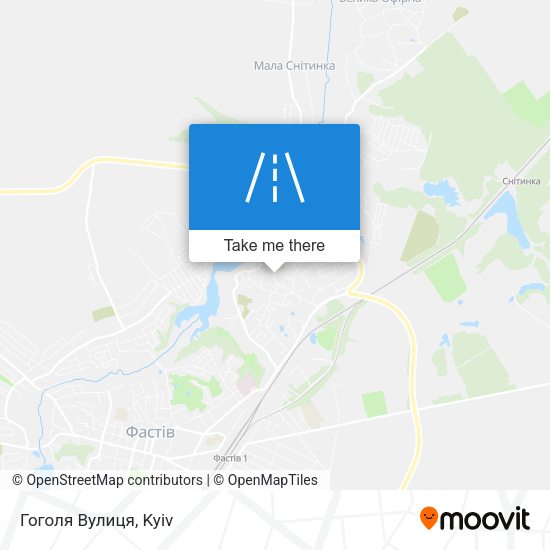 Гоголя Вулиця map