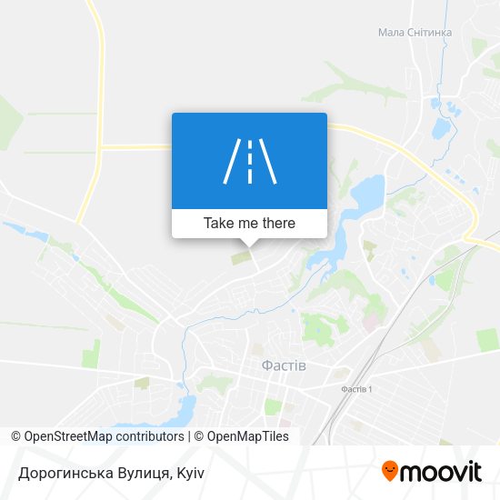 Дорогинська Вулиця map