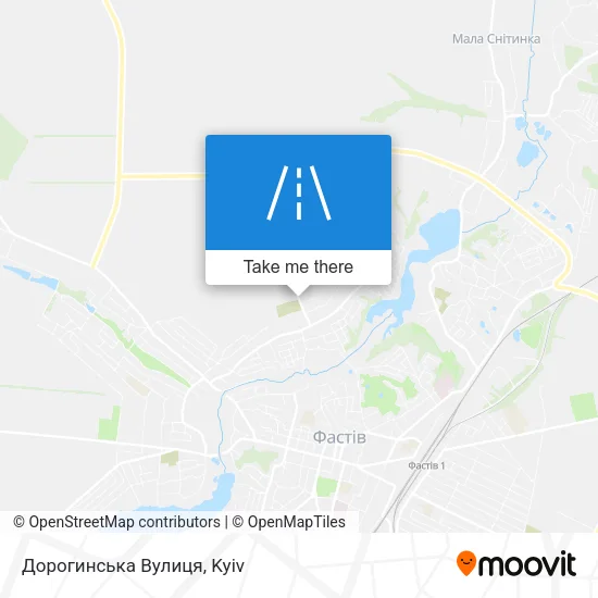 Карта Дорогинська Вулиця