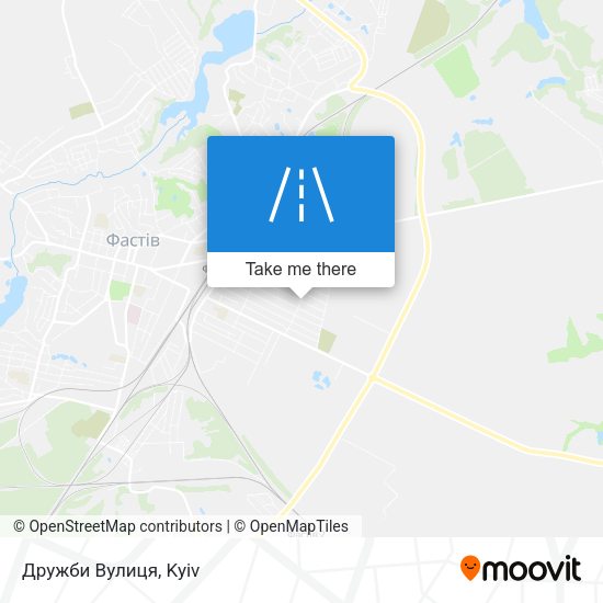 Дружби Вулиця map