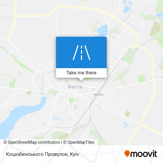 Коцюбинського Провулок map