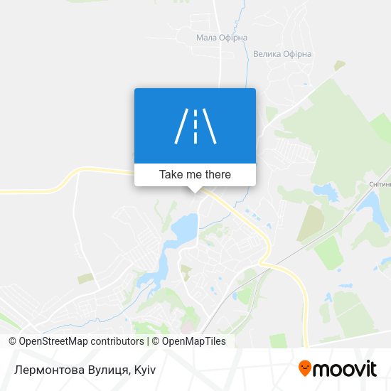 Лермонтова Вулиця map