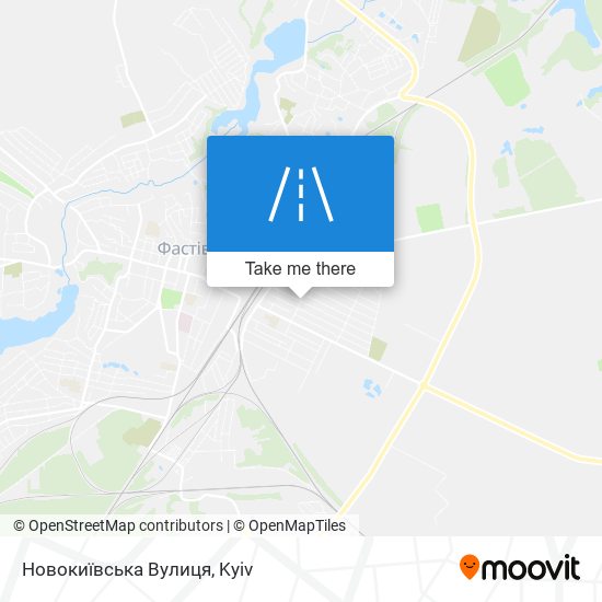 Карта Новокиївська Вулиця