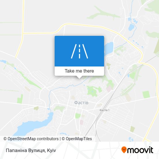 Папаніна Вулиця map