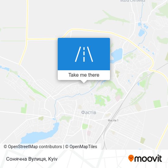 Сонячна Вулиця map