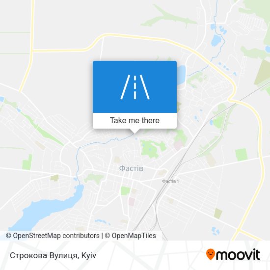 Строкова Вулиця map