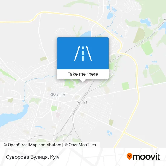 Карта Суворова Вулиця