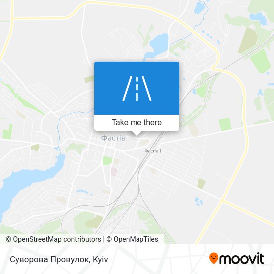 Карта Суворова Провулок
