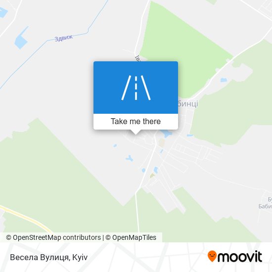 Весела Вулиця map
