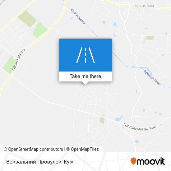 Вокзальний Провулок map