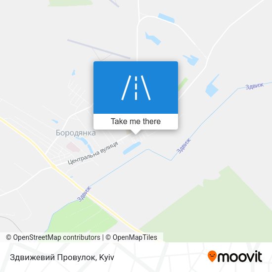Карта Здвижевий Провулок