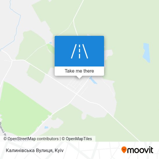 Калинівська Вулиця map