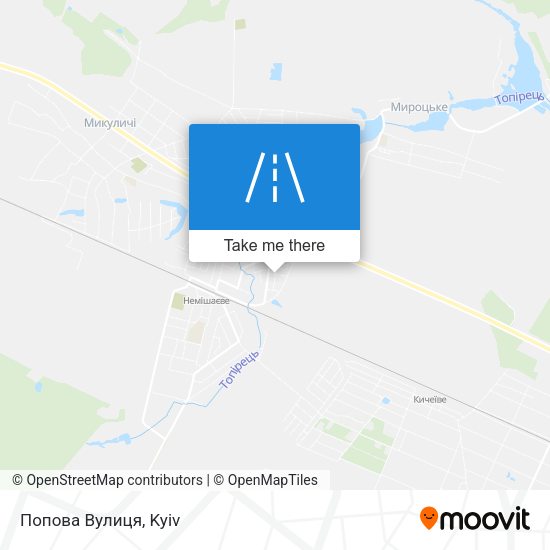 Попова Вулиця map