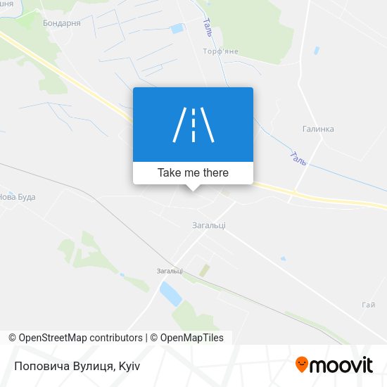 Поповича Вулиця map