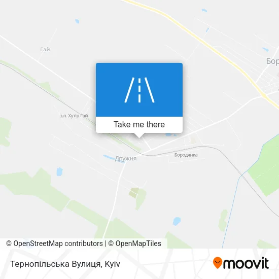 Карта Тернопільська Вулиця