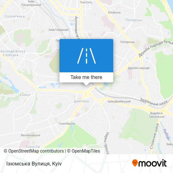 Ізюмська Вулиця map