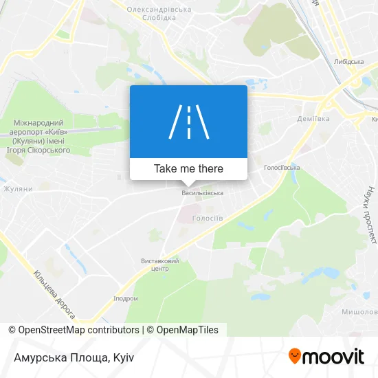 Карта Амурська Площа