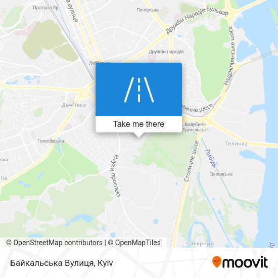 Байкальська Вулиця map
