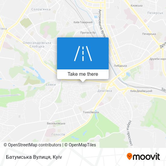 Батумська Вулиця map