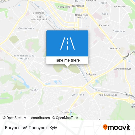 Богунський Провулок map