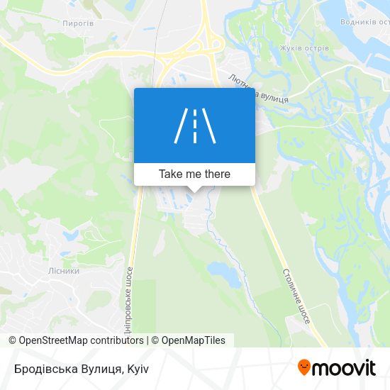 Бродівська Вулиця map