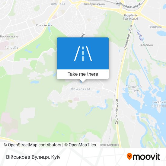 Військова Вулиця map
