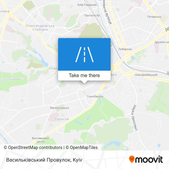 Васильківський Провулок map