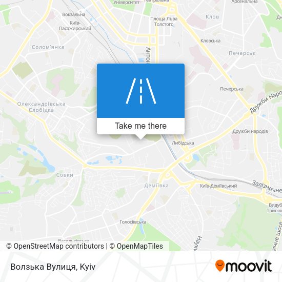 Волзька Вулиця map