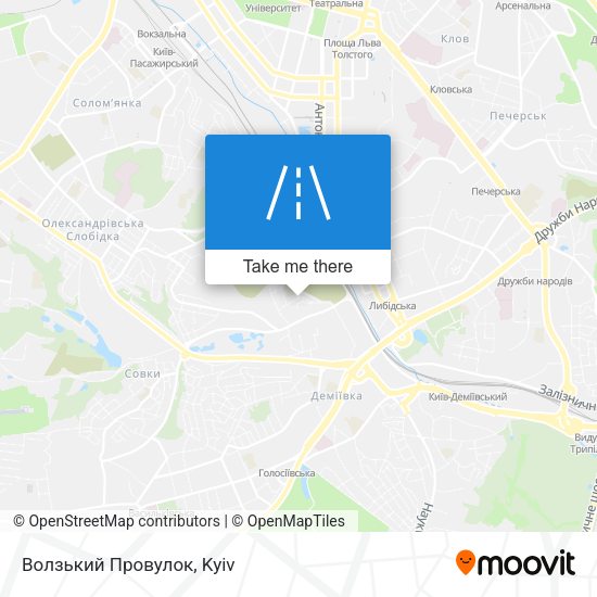 Волзький Провулок map
