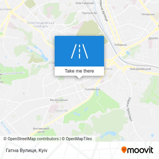 Гатна Вулиця map