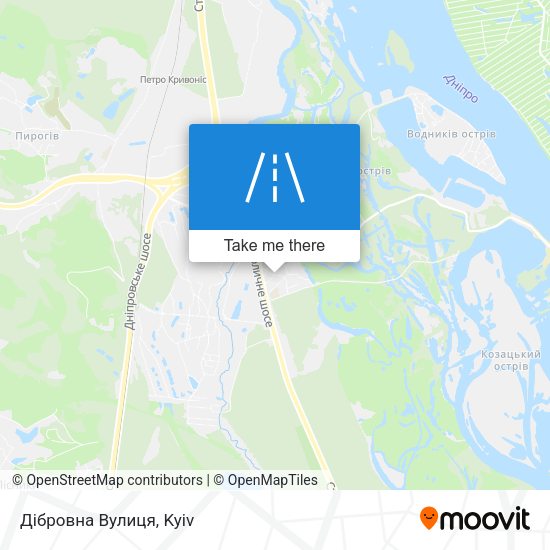 Дібровна Вулиця map