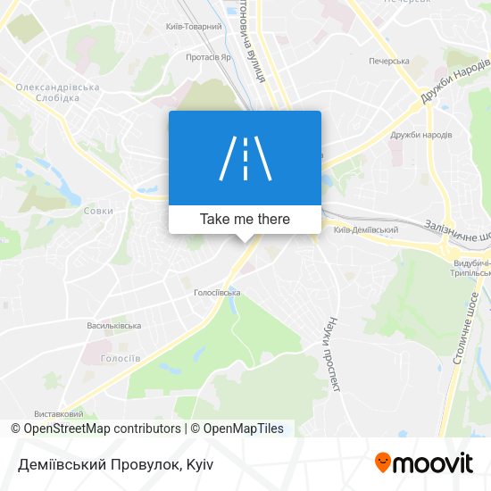 Деміївський Провулок map