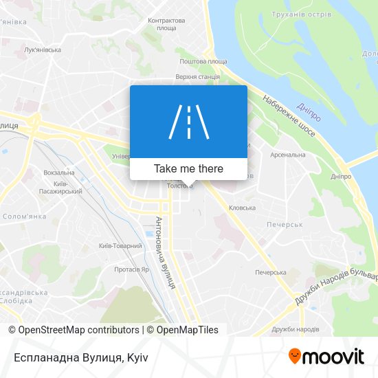 Еспланадна Вулиця map