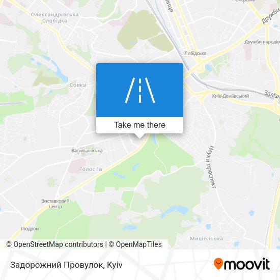 Задорожний Провулок map