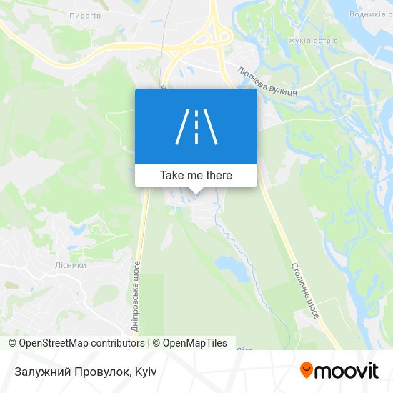 Залужний Провулок map