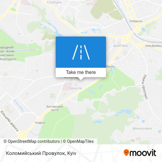 Коломийський Провулок map