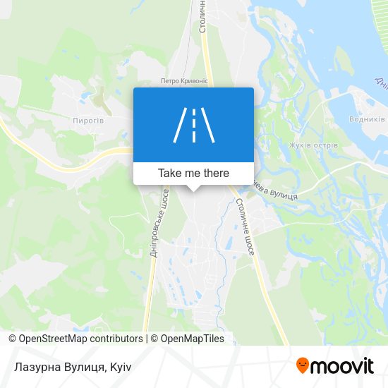 Лазурна Вулиця map