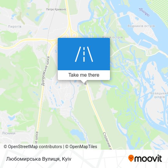 Любомирська Вулиця map