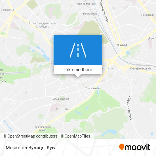 Карта Москвіна Вулиця