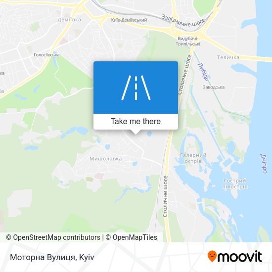 Моторна Вулиця map
