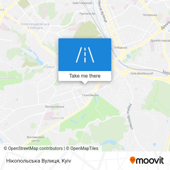Нікопольська Вулиця map